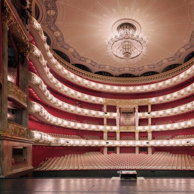 Nationaltheater München, Bühne & Zuschauerraum, Innenansicht